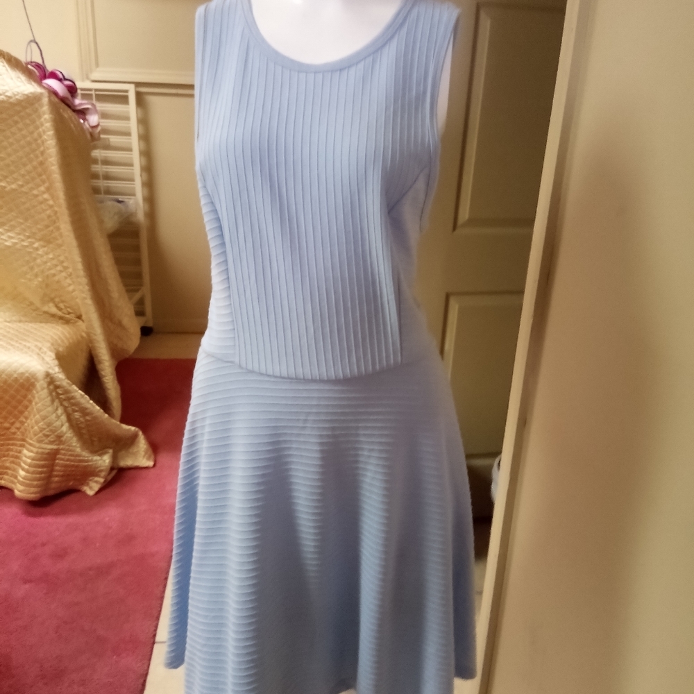 Blue dress